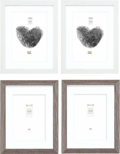Deknudt Frames fotowand S66KMP 13 - 4 fotokaders - foto 13x18/18x24 cm