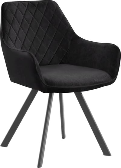 Olga-Fauteuil 1pk Zwart