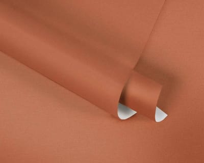 MAT EFFEN BEHANG | Basic - oranje - A.S. Création MICHALSKY