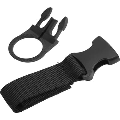 Outdoor Fles Hangende Gesp Clip Draagbare Waterfles Ringhouder voor Wandelen Kamperen Zwart black
