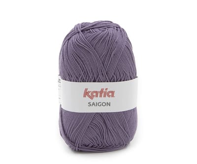 Katia Saigon - 45 aubergine - Acryl Garen