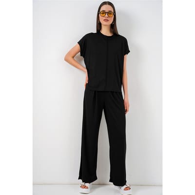 Ontspannen Pasvorm Crew Neck Blouse