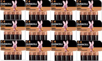 Duracell Plus C - alkaline batterijen 48 Stuks