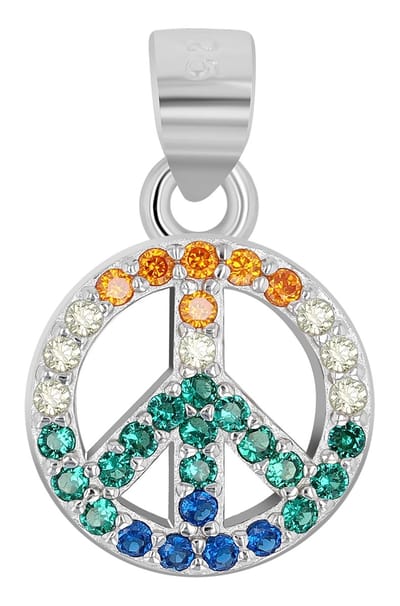 AKZENT Akzent dames hanger "Pino" aus 925 Sterlingzilver, gerhodineerd, duurzaam
