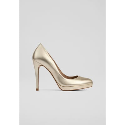 LK Bennett Sledge Closed Courts Champagne Size: 35 | Pumps Outlet | Dames | Goud