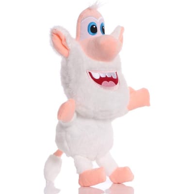 1530Cm Russische Witte Varken Cooper Pluche Witte Varken Gekleurd Booba Buba Pluche Speelgoed Cartoon Dier Poppen Knuffel Speelgoed Cadeau 15cm wit