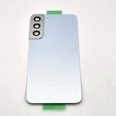 Achterkant Geschikt voor Samsung Galaxy S22 Plus – Premium – Lichtblauw
