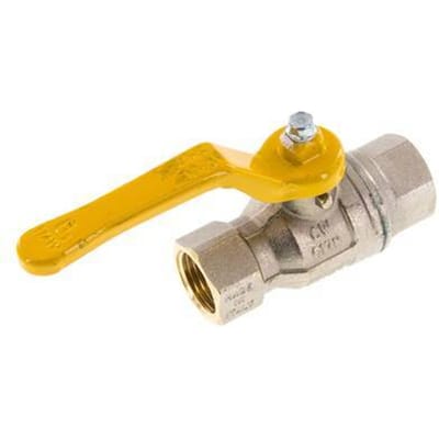 Rp 1/2 inch Gas 2-Weg Messing Kogelkraan - BL2BN-M-GA-012