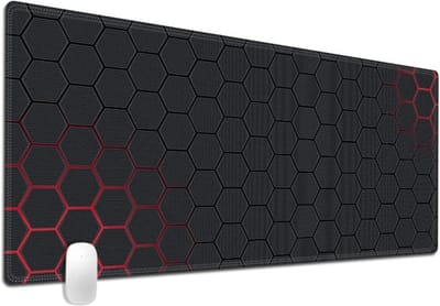 Gaming Mouse Pad 300-900-3 mm Morian Premium Textuur Antislip Waterdicht Muismat - Gestikte Randen - Gaming Kantoor Thuis - (G-938)