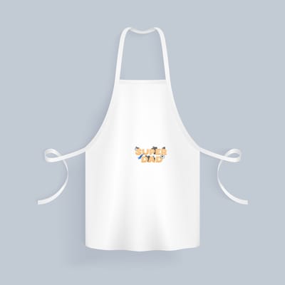 Akyol - super dad Keukenschort - Vader - papa - vaderdag - cadeau - verjaardag - kado - 82 bij 71 cm