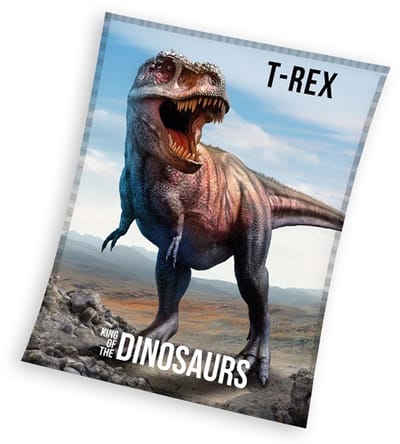 T-Rex fleece plaid 130 x 170 cm
