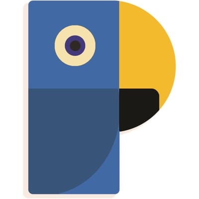 DJECO houten letter designed animal P