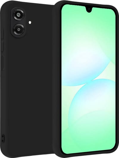 Hoesje Geschikt voor Samsung Galaxy A07 - Sterk & Shockproof - Hoes Cover - Siliconen Case - Zwart