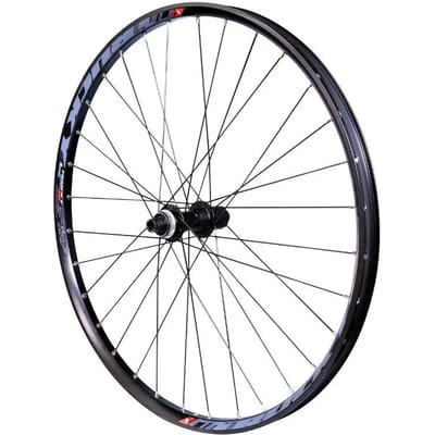 Mountainbike schijfwiel achternaaf (tubeless en tubetype) voor doorgaande as 12-148 Velox Trucky 35 Centerlock Mt400 11-10V