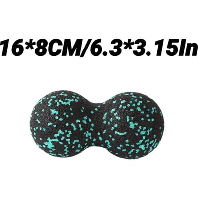 Hoge Dichtheid Yoga Pinda Ballen voor Lichaamsmassage Spierontspanning Fitness Oefening Pijnverlichting Schuim Fascia Bal Pakket black