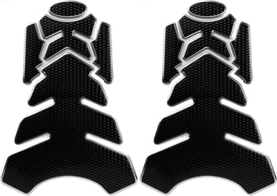 2x Universele Tankbescherming Motorfiets Carbon Look Zelfklevend Krasvrij