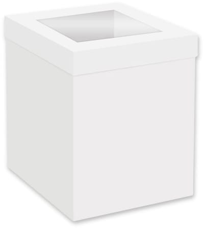 Simply Making Hoge Cake Box Venster Wit 20x20x25cm pk/25