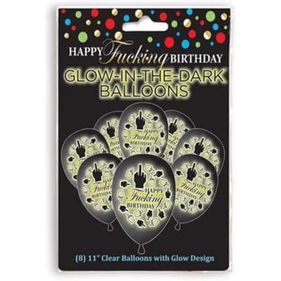 Kleine Geest - Fijne Verjaardag - gloeiende ballonnen