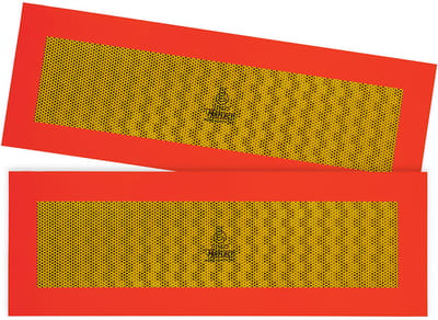 ProPlus Set van 2 Markeringsborden 565 x 196 mm – Voor caravan en aanhanger – ECE R70-goedgekeurd – Geel/Rood