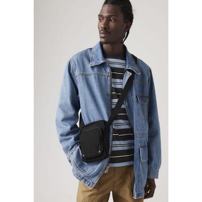 Levi's ® Small Zip Crossbody Bag Black Größe: OS | Umhängetaschen Outlet | Herren | Schwarz