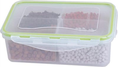 Fun Fishing Carpodrome Waterdichte Pelletdoos - Maat : Large met 4 Compartimenten (1.15 liter)