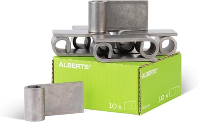 Lasband Staal Ø16 mm - Set van 10 Stuks - Robuust Bevestigingsmateriaal