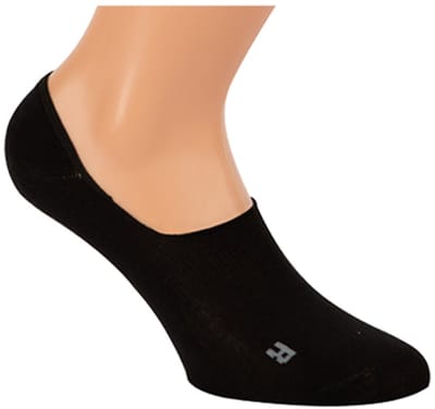 Boru Bamboo - Footies - Zwart - 31-35 - Bamboe Sokken - Onzichtbaar - Naadloos - Ademend - Dames - 2335