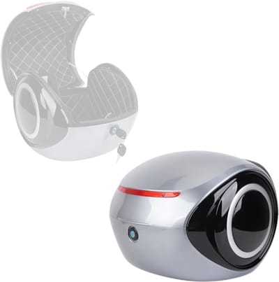 CLVP® Topkoffer Voor Scooter & Motorfiets – Motorkoffer - Helmkoffer – Grijs