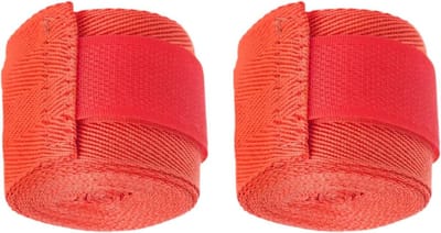 Bokshandschoenen - Boksbanden Bandages - Vechtsport Training - Verbeterde Polsondersteuning - 10 cm Breed - Rood