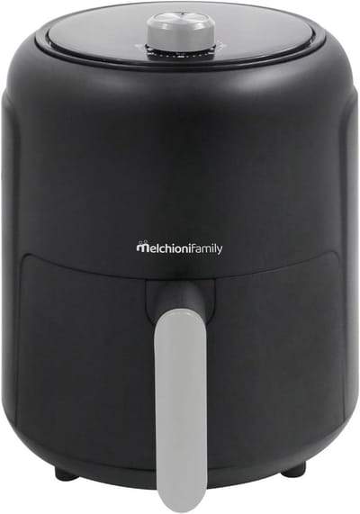 Compacte Heteluchtfriteuse 2.5L met Timer en Regelbare Temperatuur tot 200°C
