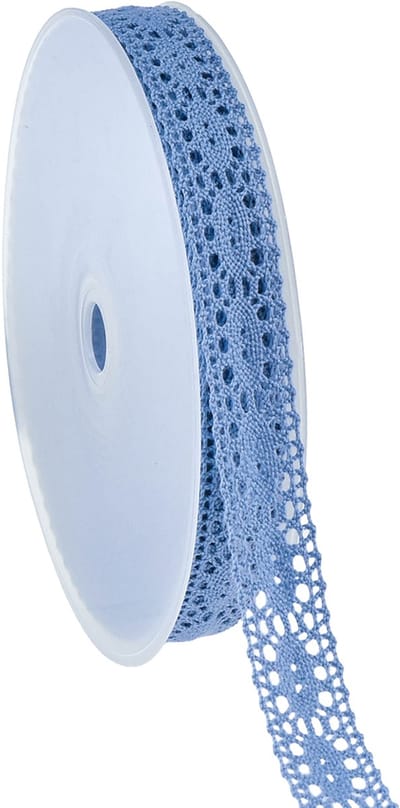 Kantlint jeansblauw decoratief lint sieradenlint B18mm L20m