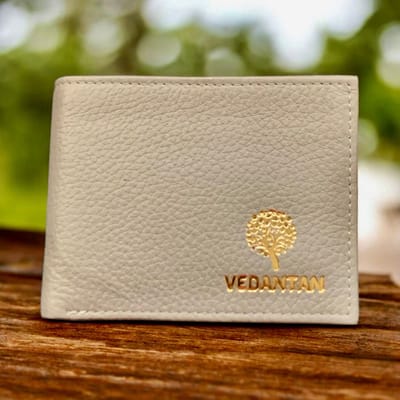 Portemonnee - Leer - Luxe - Vedantan - Grijs - Heren - Cadeau - Feest - Kerst - Wallet - Mannen - Gift for Men