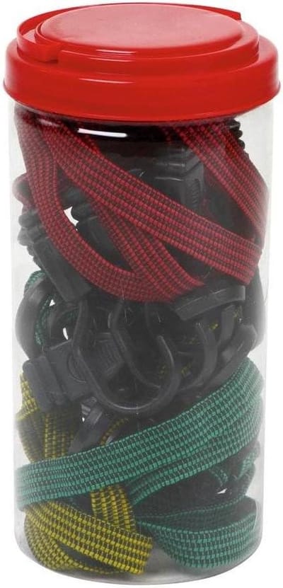 Expansets - Spanbanden set - Vastzetten lading - Krasvrije haken - 8 delig - Multicolor