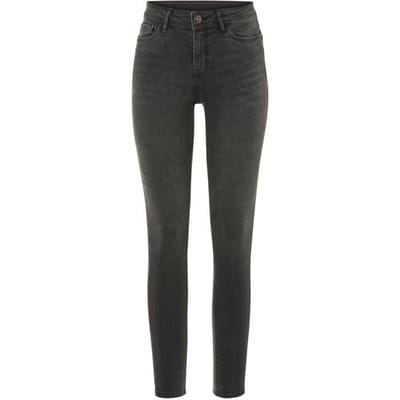 ESMARA Dames jeans - Super Skinny Fit (Zwart, 34)