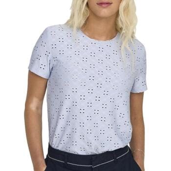 Jacqueline de Yong T-shirt Jdycathinka S/s Tag Top Jrs Noos 15158450 Kentucky Blue Dames Maat - S