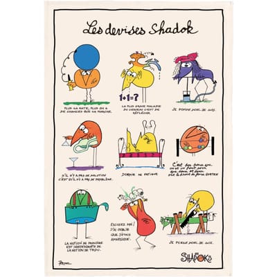 Theedoek - valuta Winkler Shadoks