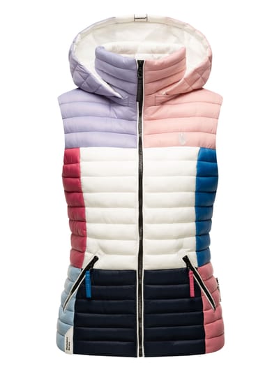 Navahoo Shadaa Multikulti dames gewatteerde bodywarmer – Licht, kleurrijk & trendy