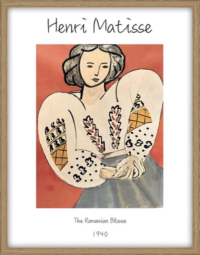 HomeBound by KY | Schilderij met frame Henri Matisse | schilderij | 55x70x3,3cm