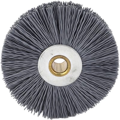 Dailygoods- Ontbraamgereedschap Efficiënt - Borstel - Nylon/Roestvrij Staal - 80x20x10mm - Slijtvast - Nauwkeurige Borstelharen