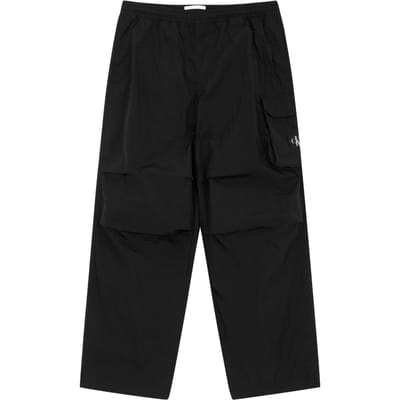 Pantalon cargo Calvin Klein uni minimaliste polyvalent pour homme bas Noir J326850-BEH M black