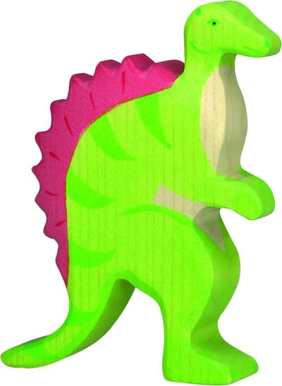 HOLZTIGER Dinos - Spinosaurus - 12X2X13Cm - Houten Figuur - Handgemaakt