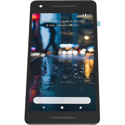 Schermvervanging voor Pixel 2 G011A 5 inch Ondersteunt Vingerafdrukherkenning AMOLED-scherm gray