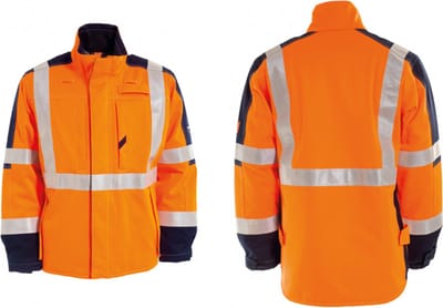 Tranemo 5236 Brandvertragend en wind- en waterdichte werkjas reflecterend | maat XXL