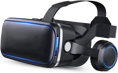 ZMR® VR Bril met Controllers - VR Bril - VR Games - Zwart - 23cm x 22cm x 11cm