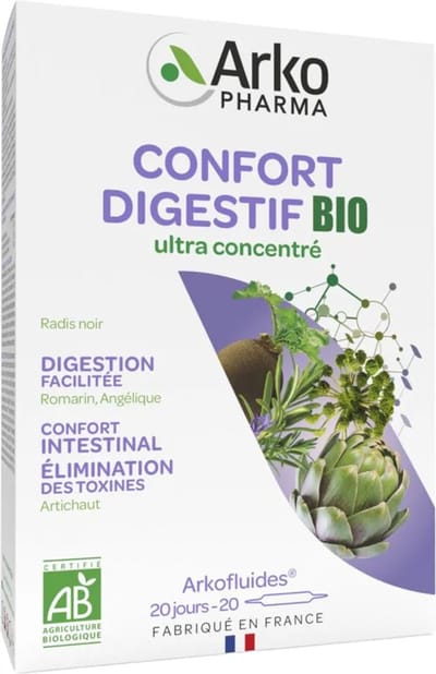 Arkopharma Arkofluides Confort Digestif Bio 20 Ampullen