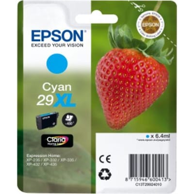 Epson Inktcartridge 29XL (C13T29924012) Cyaan Hoge capaciteit