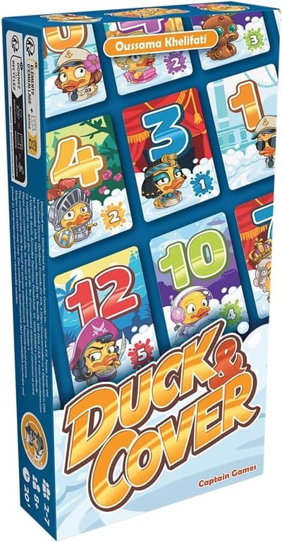 Duck & Cover - Kaartspel - 2 tot 7 Spelers - 8+ jaar - Familiespel - Gezelschapsspel - Snel, eenvoudig en hilarisch kaartspel