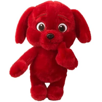 Rode Puppy Pluche Zachte Huidvriendelijke Pluche Speelgoed Grappige Gezelschap Puppy Poppen Kamerdecoratie Artikelen Vakantiecadeaus Voor Vrienden 25cm rood