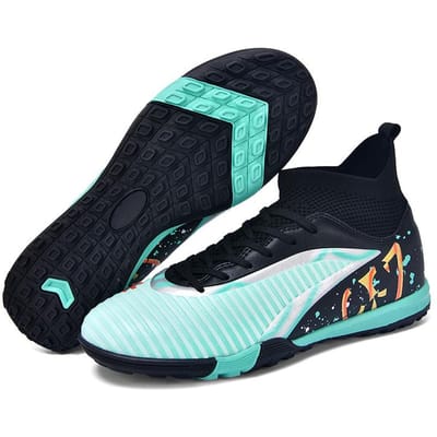 Nieuwe Heren Trainings Voetbalschoenen Ultralicht Ademend Professionele Voetbalschoenen Zacht Sport Unisex Gras Noppen Wedstrijd Sneakers 40