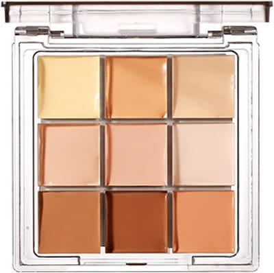 Kleurcorrectie Make-up Palet met 9 Crème Tinten voor een Egale Huid en Perfecte Teint